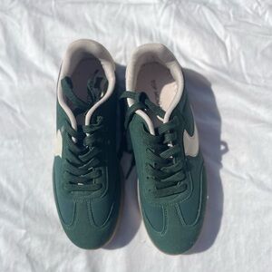 TOP Moda Green and White Women's Sneakers